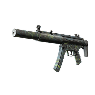 MP5-SD | Lime Hex (Well-Worn)