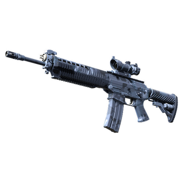 SG 553 | Night Camo (Minimal Wear)