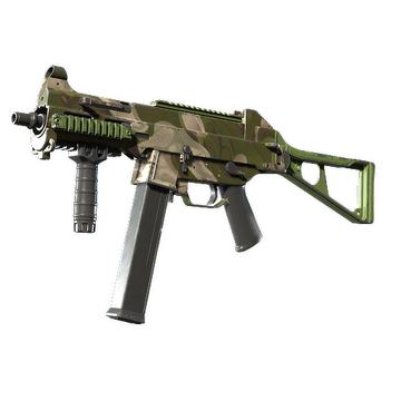 UMP-45 | Green Swirl (Well-Worn)