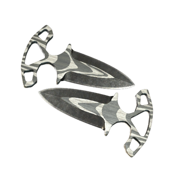 ★ Shadow Daggers | Black Laminate (Well-Worn)