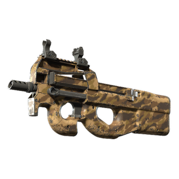 P90 | Desert Halftone (Well-Worn)