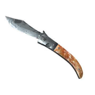 ★ Navaja Knife | Damascus Steel (Well-Worn)